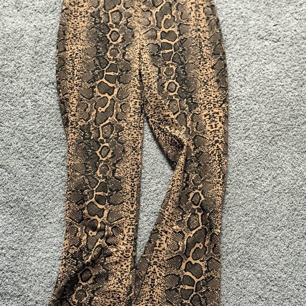 Snake skin pants